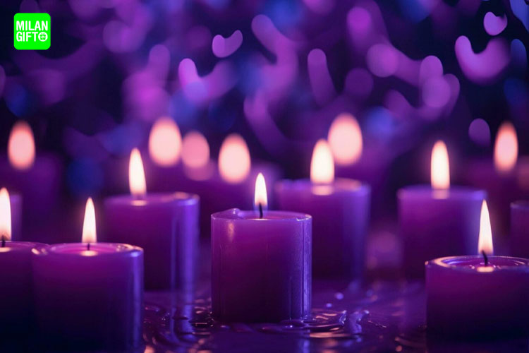 انواع رنگ شمع‌ ها برای هدیه دادن